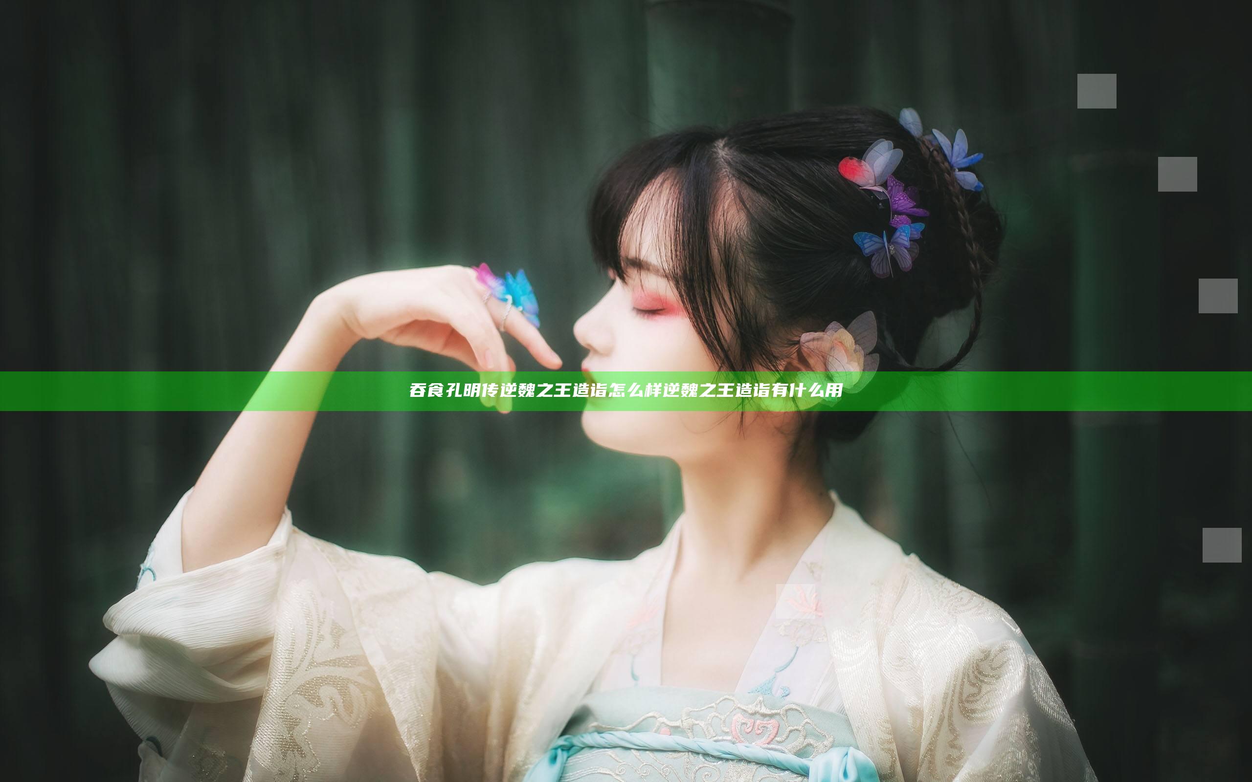 吞食孔明传逆魏之王造诣怎么样 逆魏之王造诣有什么用